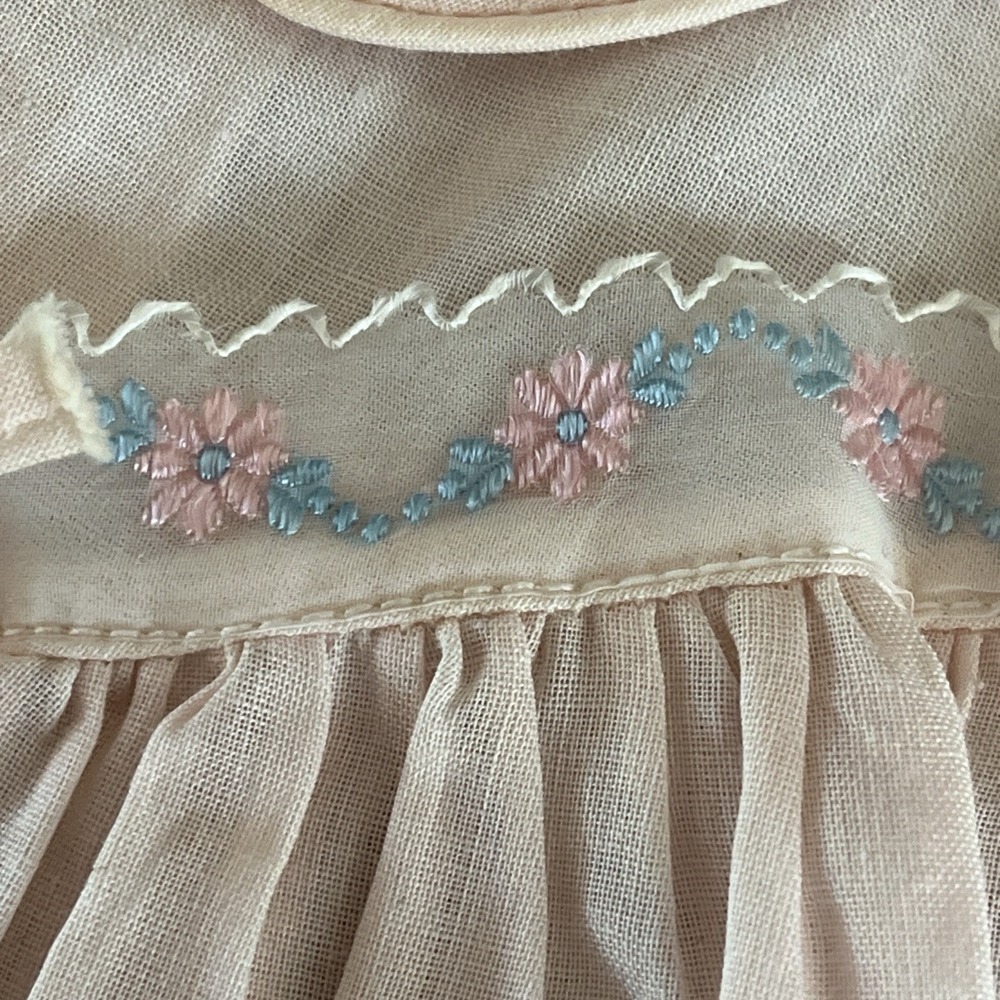 Fawn Fashions Girls Handmade‎ Blouse, Julius Berger Wool Thin Lace Sweater 3-6m - Picture 9 of 16